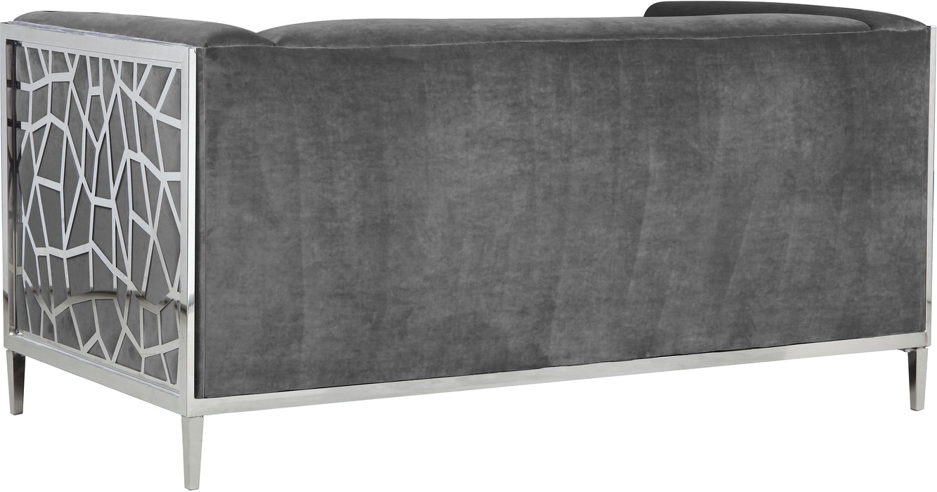 Opal Velvet Loveseat - Sterling House Interiors