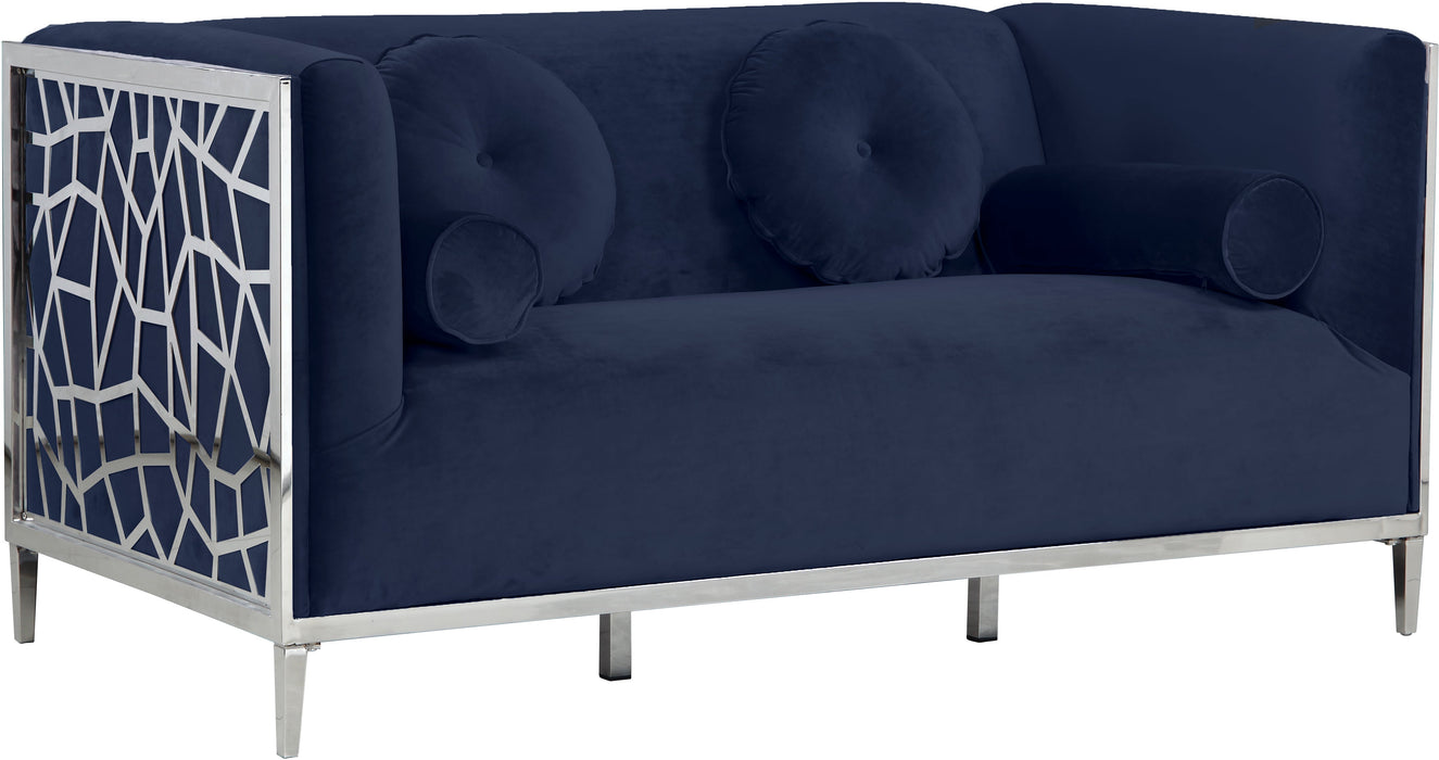 Opal Velvet Loveseat - Sterling House Interiors