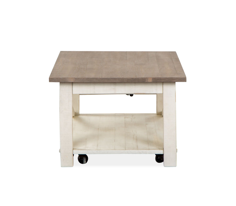 Sedley Lift Top Storage Cocktail Table (With Casters)