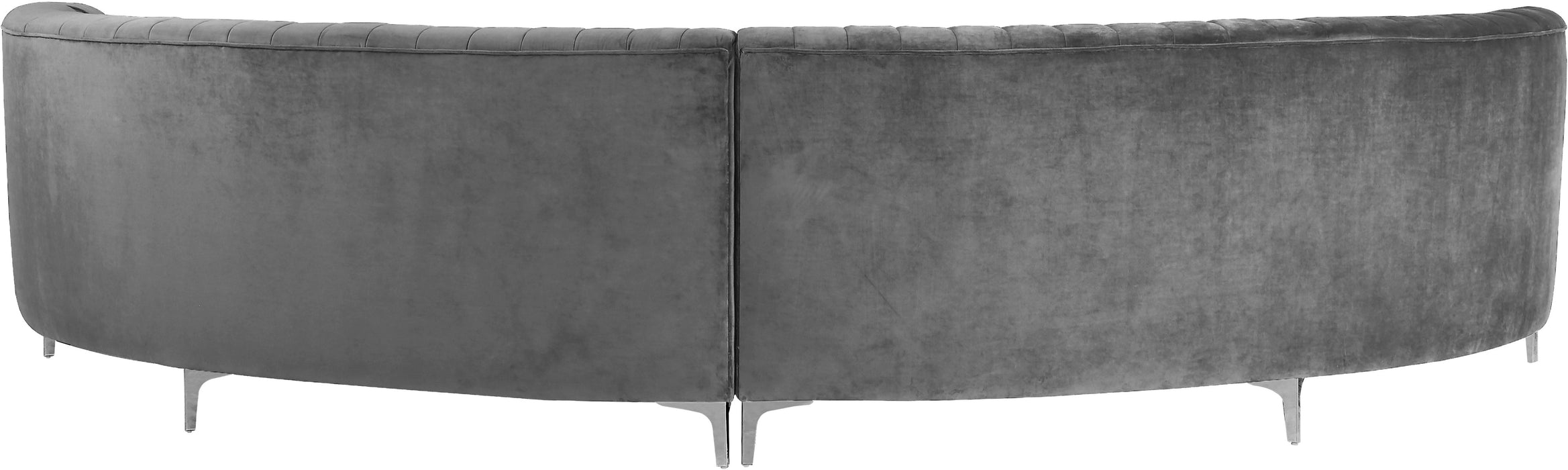 Jackson Velvet Sectional - Sterling House Interiors