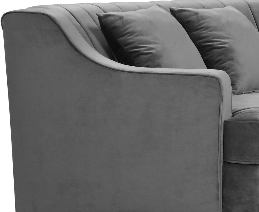 Jackson Velvet Sectional - Sterling House Interiors