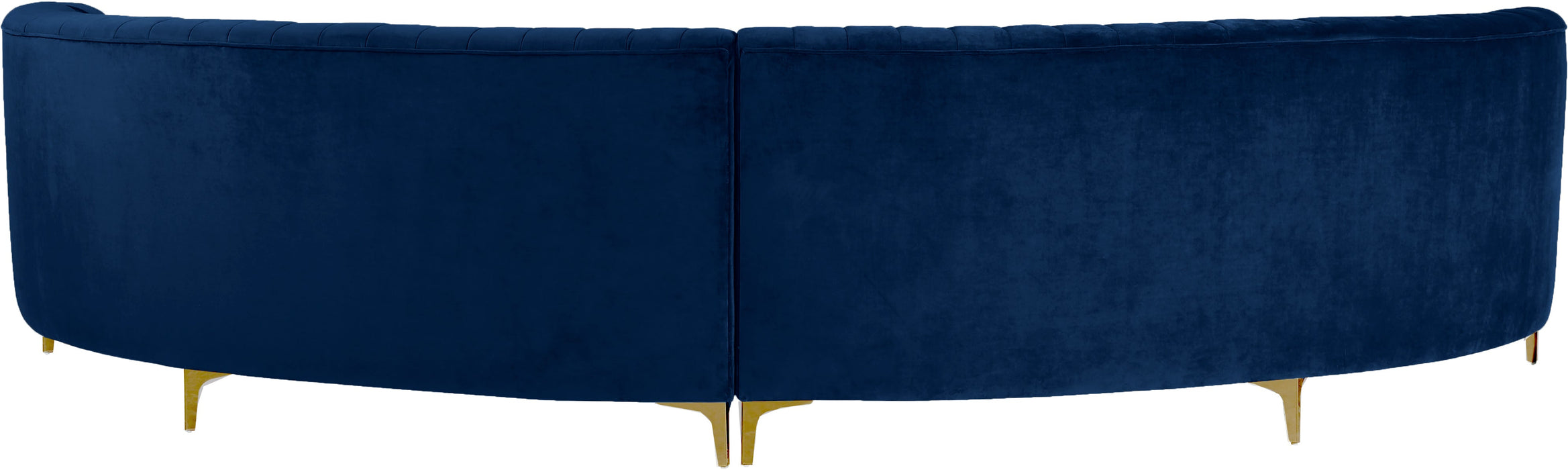 Jackson Velvet Sectional - Sterling House Interiors