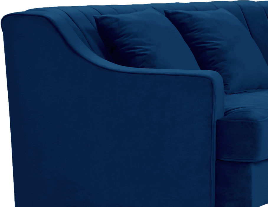 Jackson Velvet Sectional - Sterling House Interiors