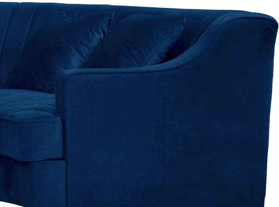 Jackson Velvet Sectional - Sterling House Interiors