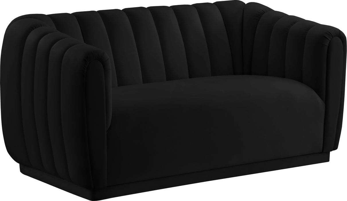 Dixie Velvet Loveseat - Sterling House Interiors