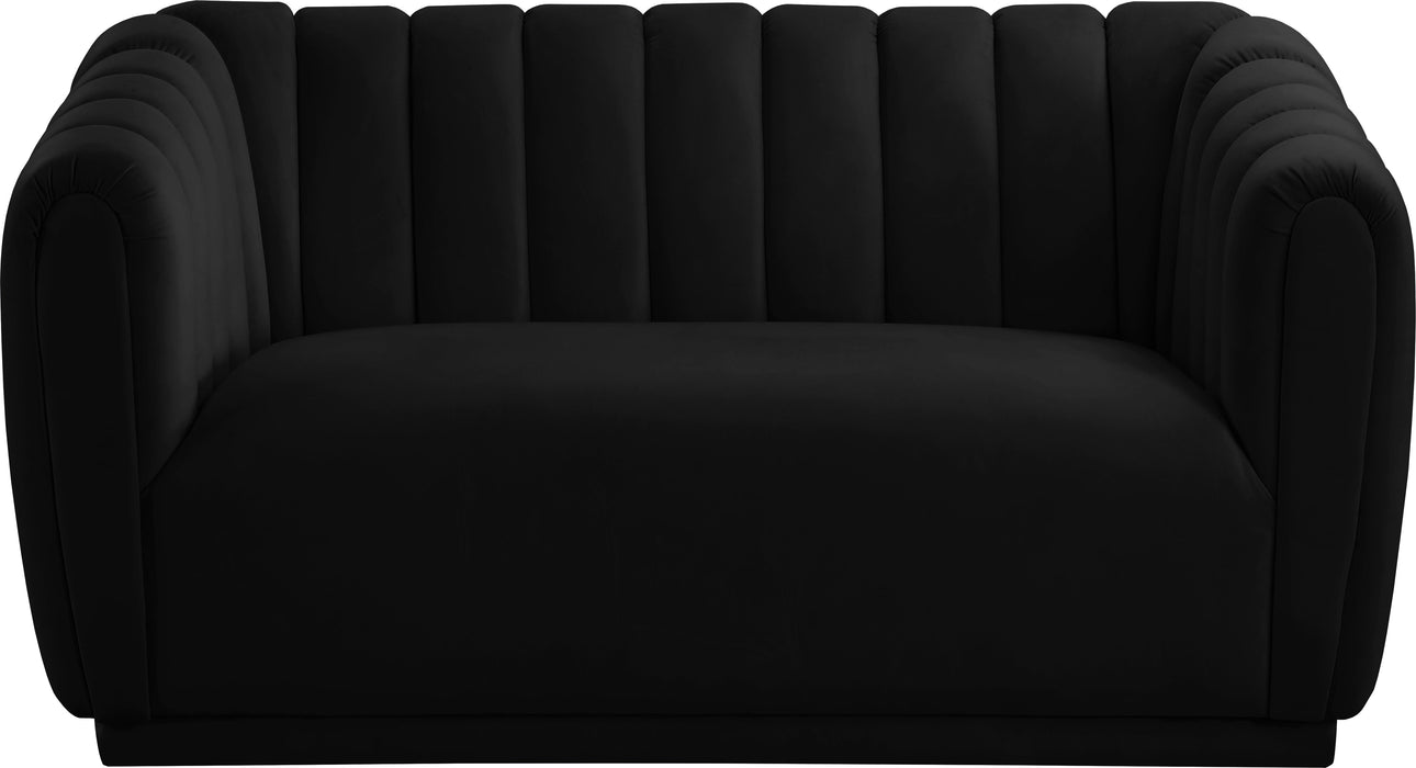 Dixie Velvet Loveseat - Sterling House Interiors