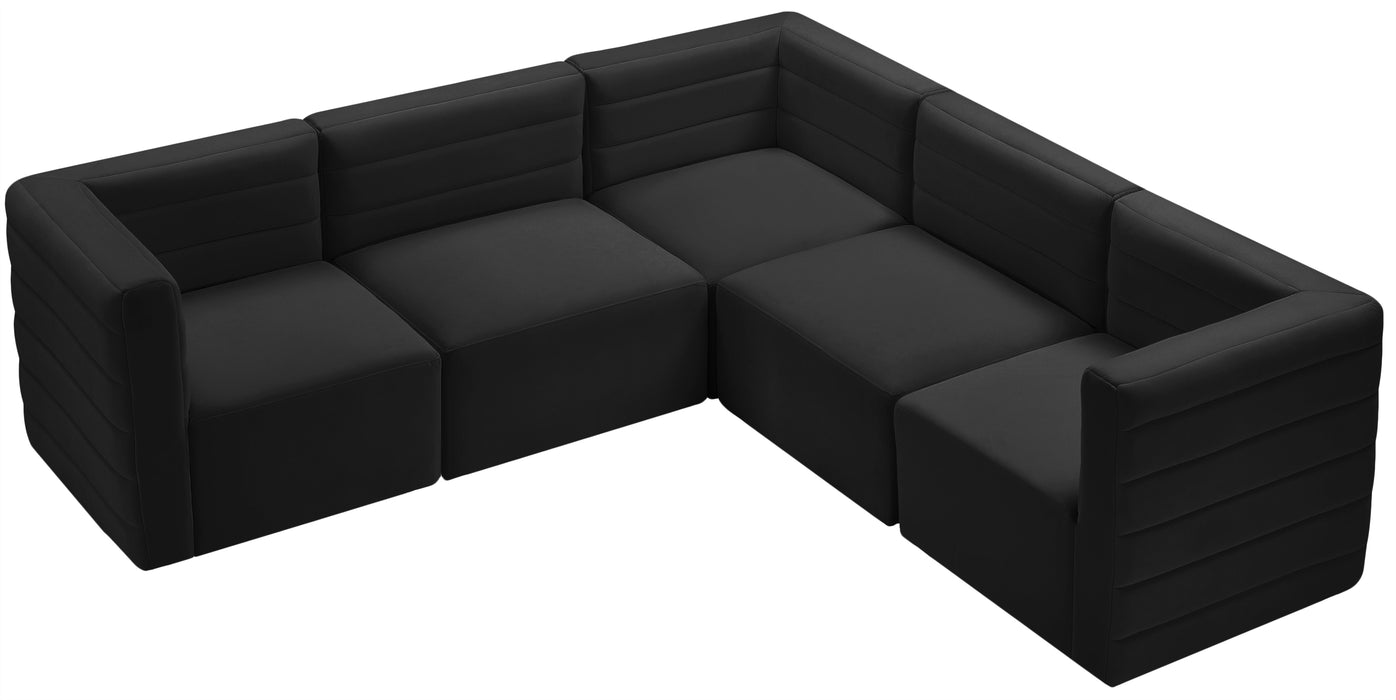 Quincy Velvet Modular Sectional - Sterling House Interiors