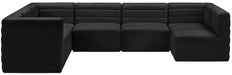 Quincy Velvet Modular Sectional - Sterling House Interiors
