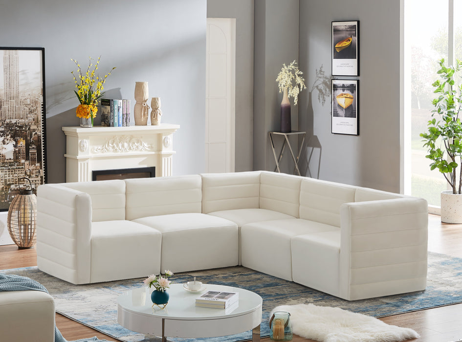 Quincy Velvet Modular Sectional - Sterling House Interiors