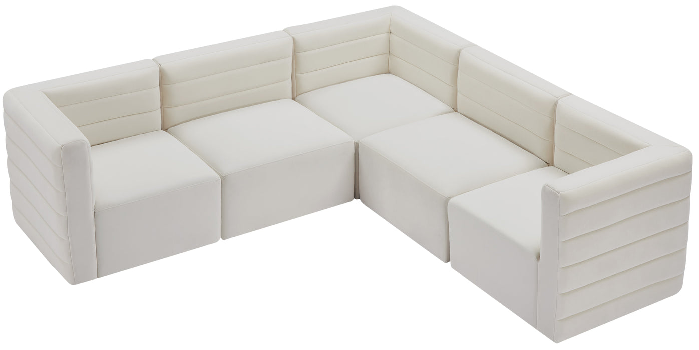 Quincy Velvet Modular Sectional - Sterling House Interiors