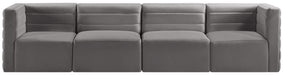 Quincy Velvet Modular Sofa - Sterling House Interiors