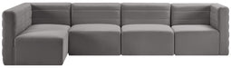Quincy Velvet Modular Sectional - Sterling House Interiors