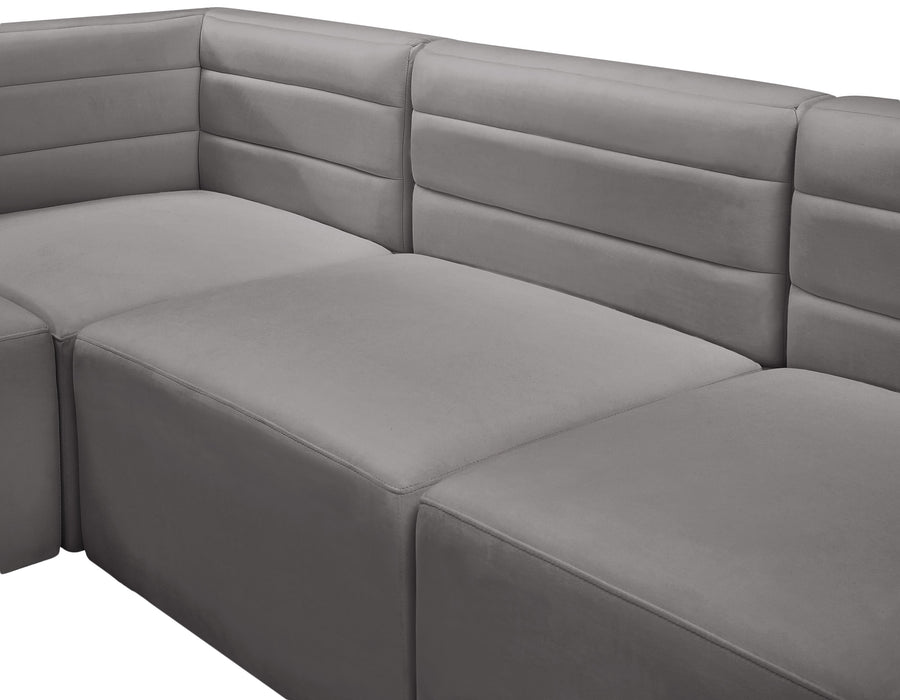 Quincy Velvet Modular Sectional - Sterling House Interiors