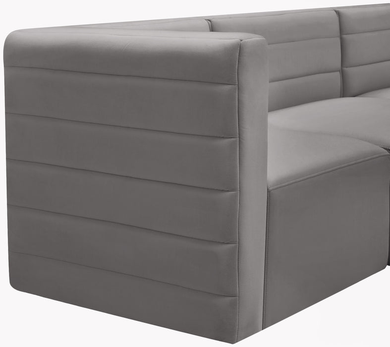Quincy Velvet Modular Sectional - Sterling House Interiors