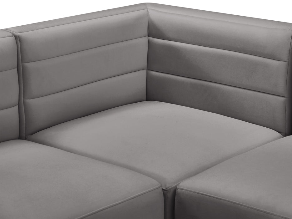 Quincy Velvet Modular Sectional - Sterling House Interiors