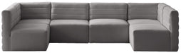 Quincy Velvet Modular Sectional - Sterling House Interiors