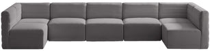 Quincy Velvet Modular Sectional - Sterling House Interiors