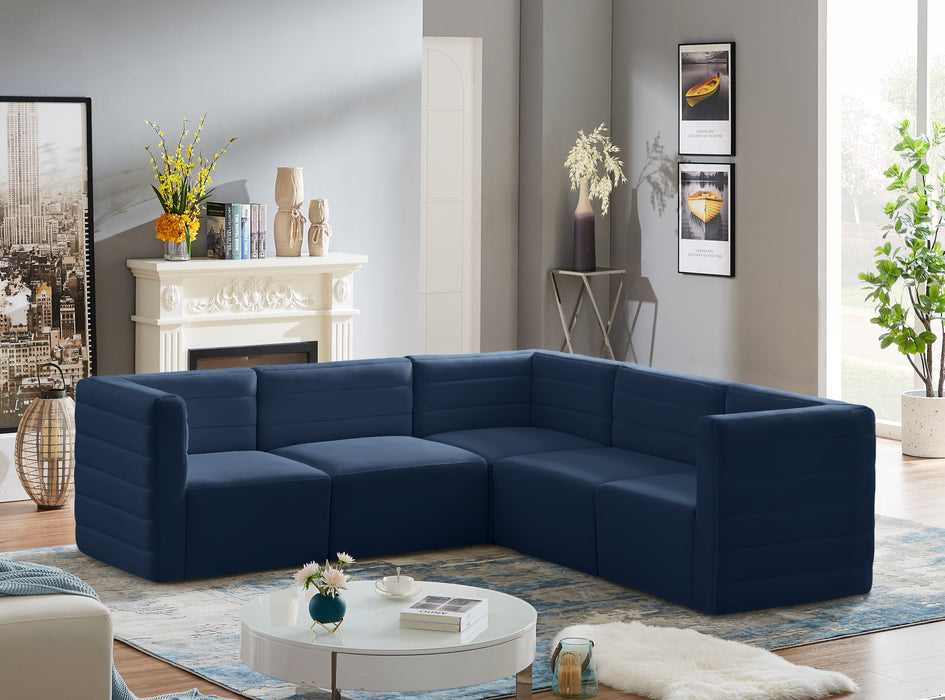 Quincy Velvet Modular Sectional - Sterling House Interiors