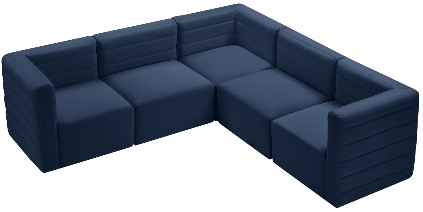 Quincy Velvet Modular Sectional - Sterling House Interiors
