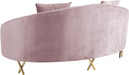 Serpentine Velvet Loveseat - Sterling House Interiors