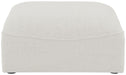 Miramar Durable Linen Ottoman - Sterling House Interiors