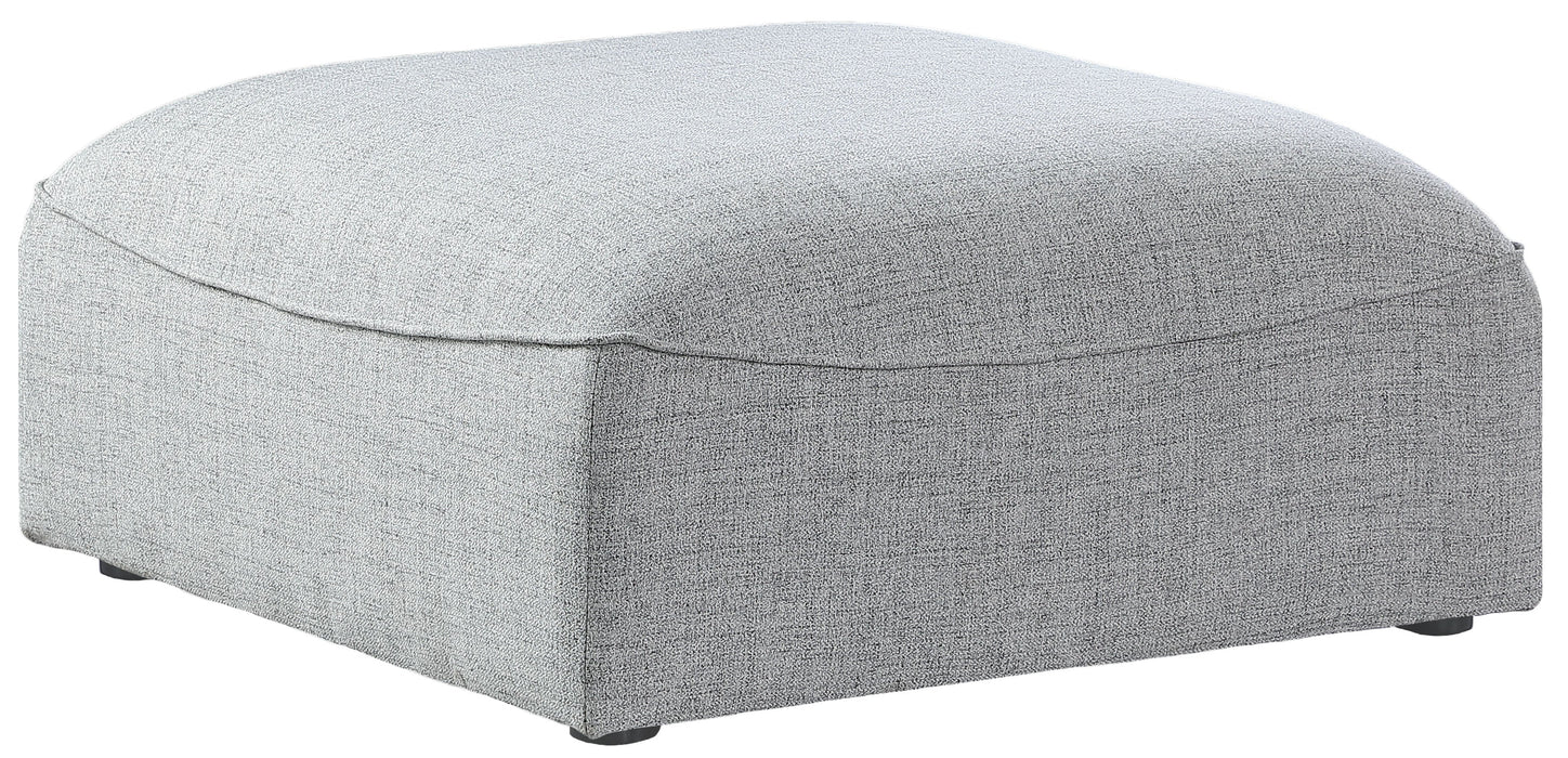 Miramar Durable Linen Ottoman - Sterling House Interiors