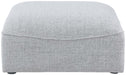 Miramar Durable Linen Ottoman - Sterling House Interiors