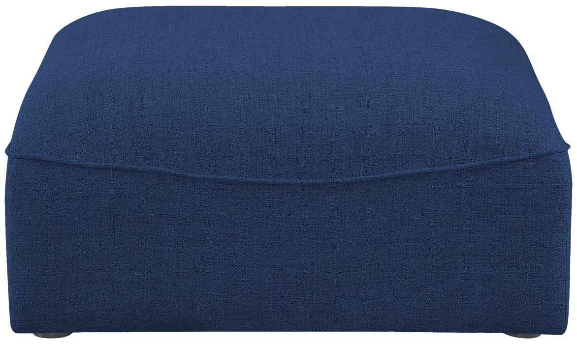 Miramar Durable Linen Ottoman - Sterling House Interiors