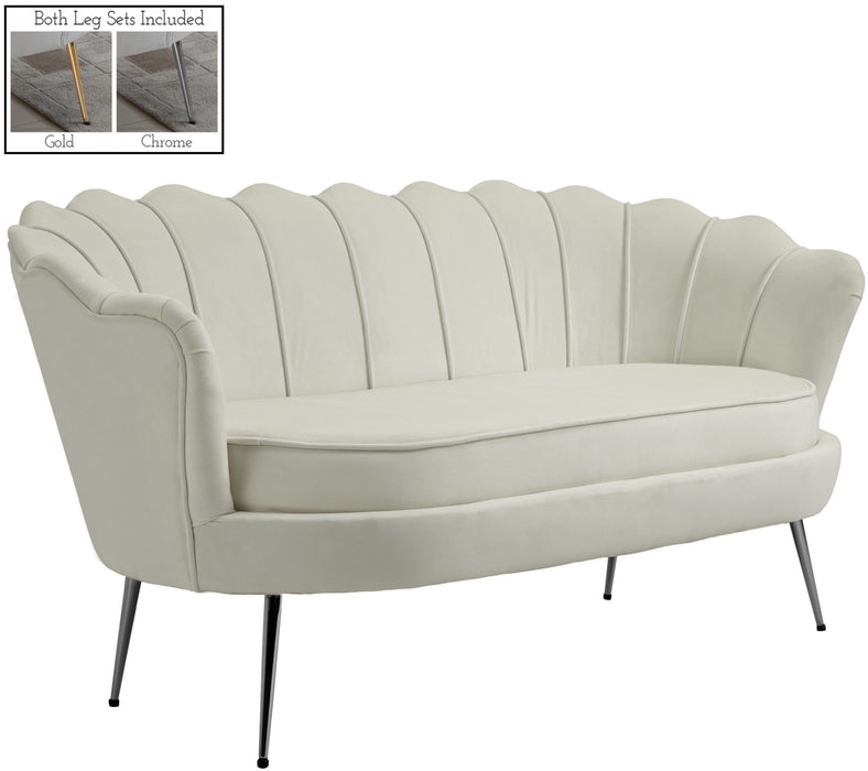 Gardenia Velvet Loveseat - Sterling House Interiors