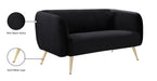 Harlow Velvet Loveseat - Sterling House Interiors