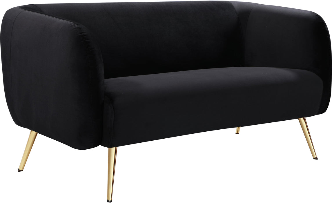 Harlow Velvet Loveseat - Sterling House Interiors