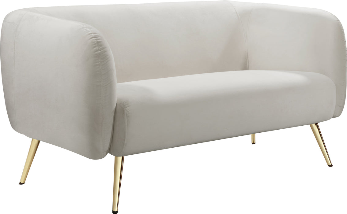 Harlow Velvet Loveseat - Sterling House Interiors