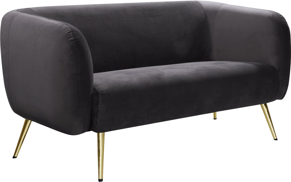 Harlow Velvet Loveseat - Sterling House Interiors