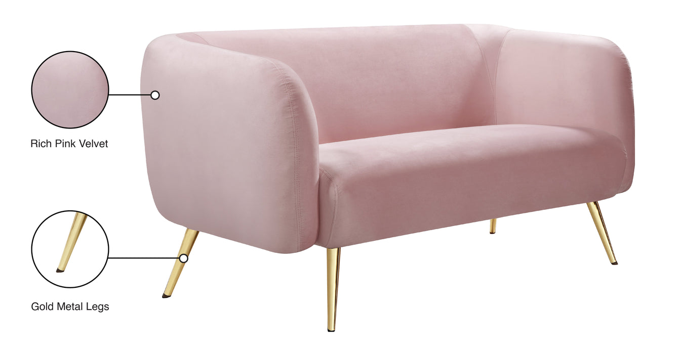 Harlow Velvet Loveseat - Sterling House Interiors