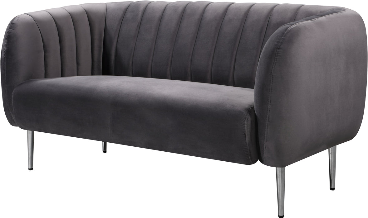 Willow Velvet Loveseat - Sterling House Interiors