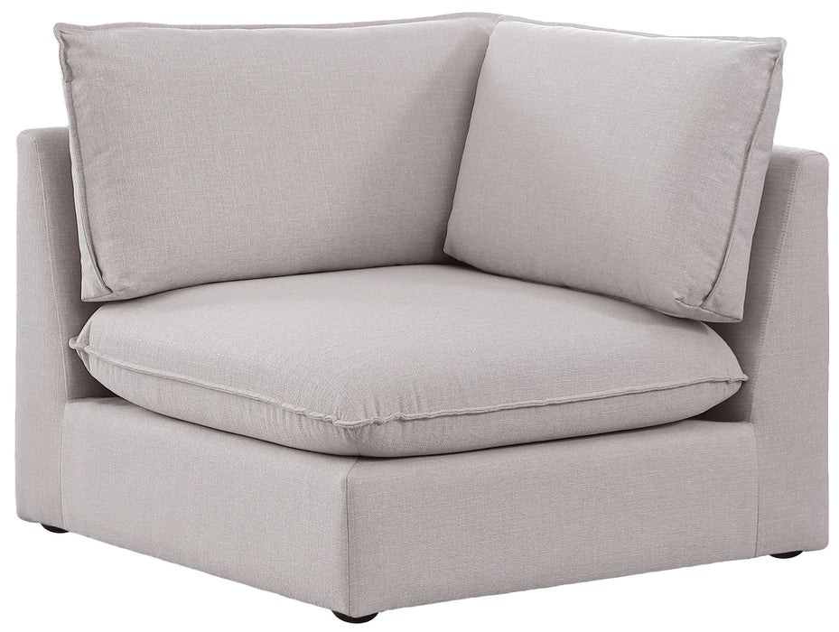 Mackenzie Navy Durable Linen Corner - Sterling House Interiors