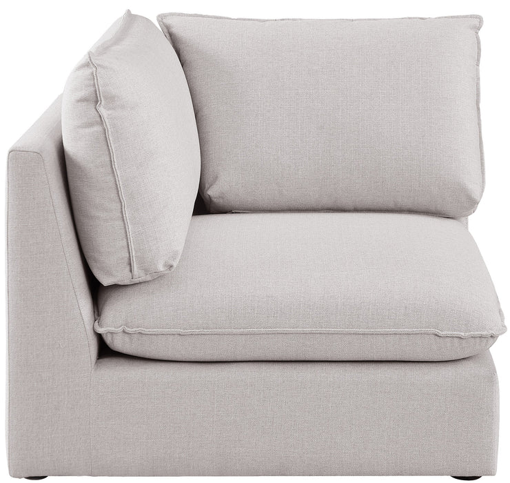 Mackenzie Navy Durable Linen Corner - Sterling House Interiors