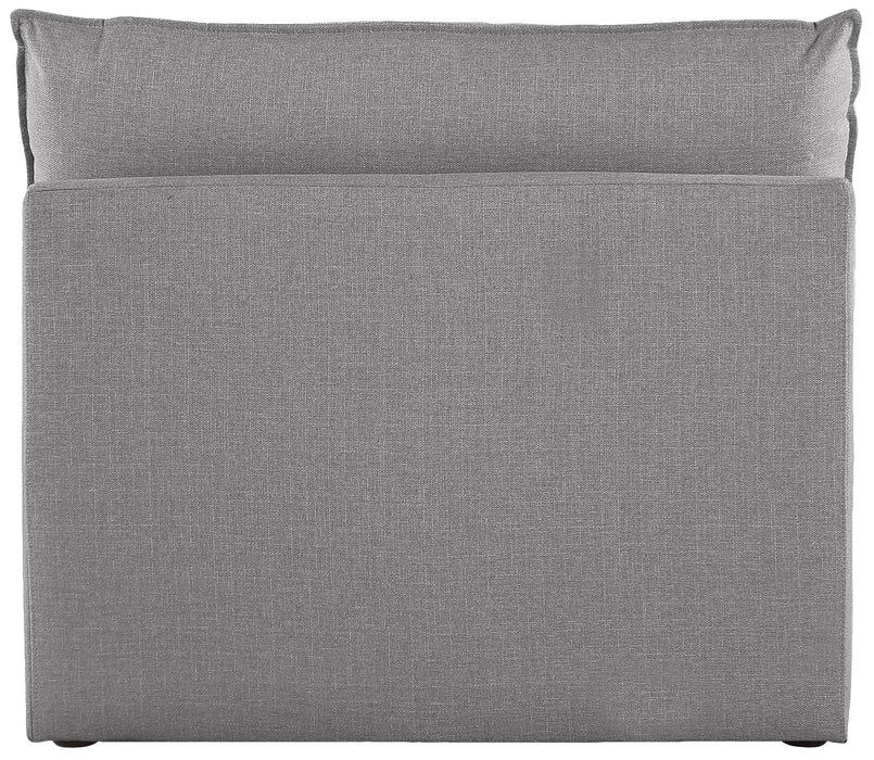 Mackenzie Grey Durable Linen Armless - Sterling House Interiors