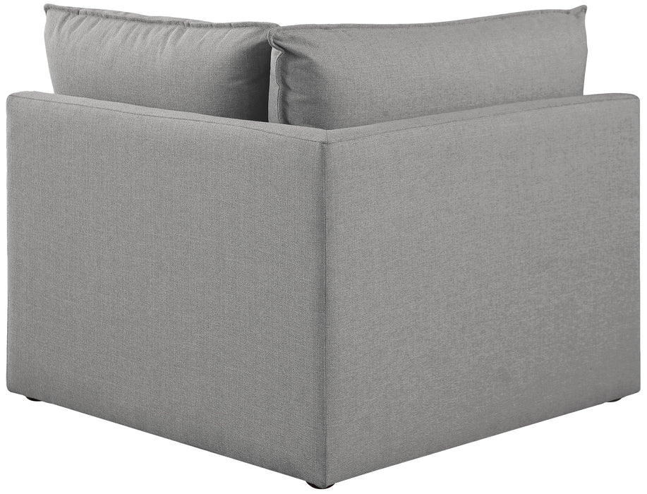 Mackenzie Navy Durable Linen Corner - Sterling House Interiors