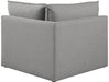 Mackenzie Navy Durable Linen Corner - Sterling House Interiors
