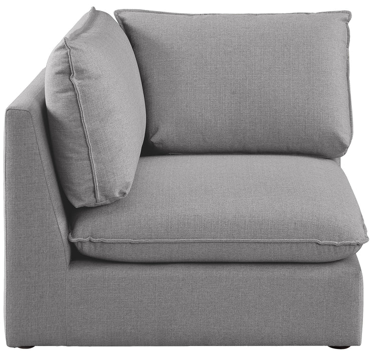 Mackenzie Navy Durable Linen Corner - Sterling House Interiors
