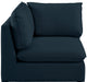 Mackenzie Navy Durable Linen Corner - Sterling House Interiors
