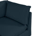 Mackenzie Navy Durable Linen Corner - Sterling House Interiors