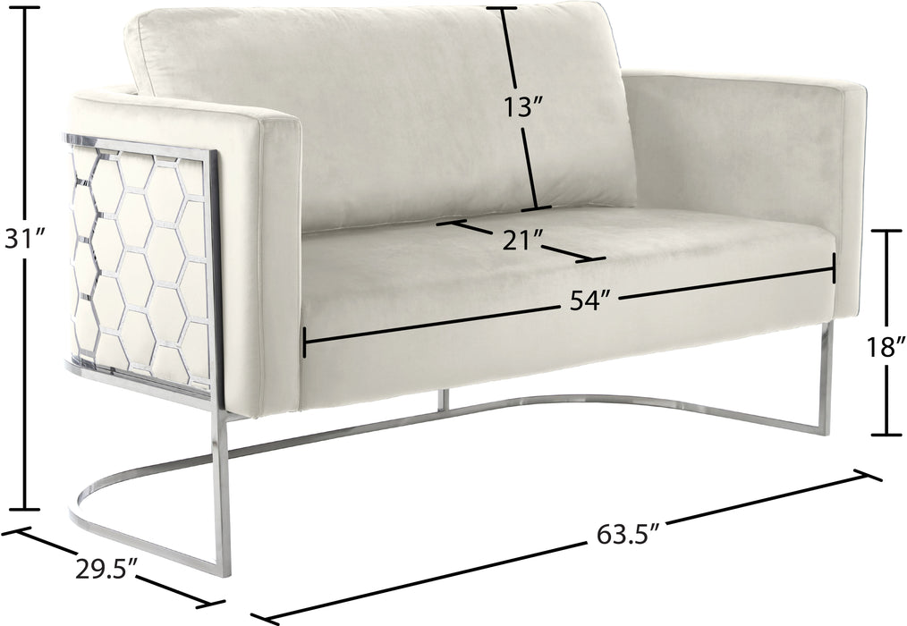 Casa Velvet Loveseat - Sterling House Interiors