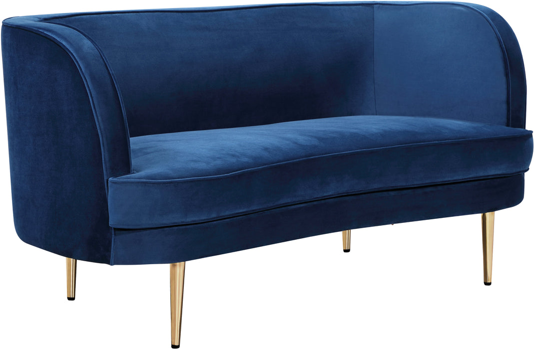 Vivian Velvet Loveseat - Sterling House Interiors