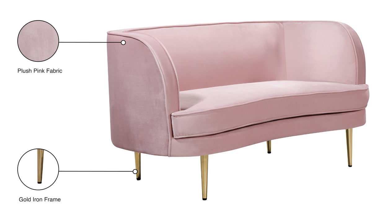 Vivian Velvet Loveseat - Sterling House Interiors