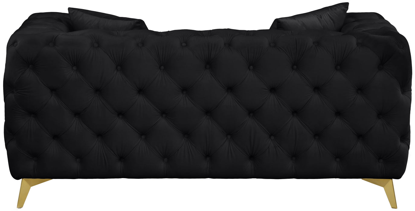 Kingdom Velvet Loveseat - Sterling House Interiors