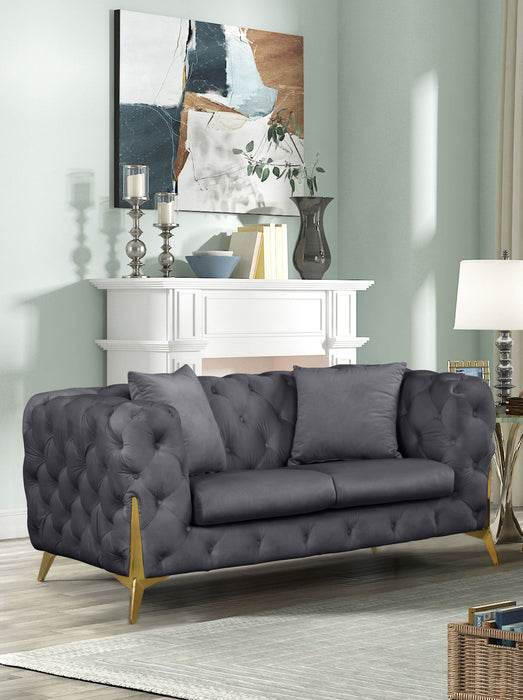 Kingdom Velvet Loveseat - Sterling House Interiors