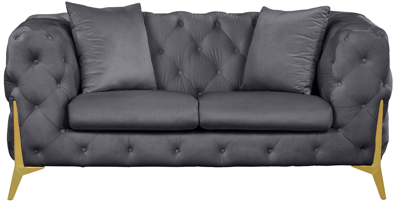 Kingdom Velvet Loveseat - Sterling House Interiors