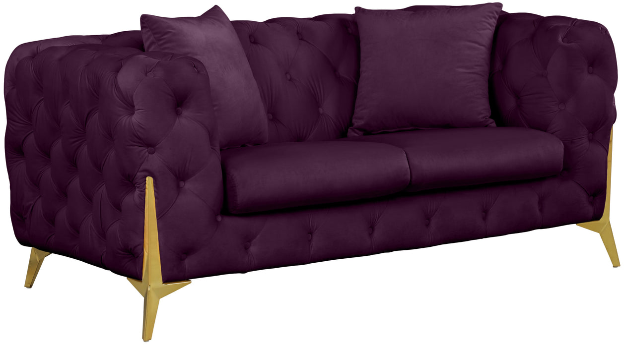 Kingdom Velvet Loveseat - Sterling House Interiors